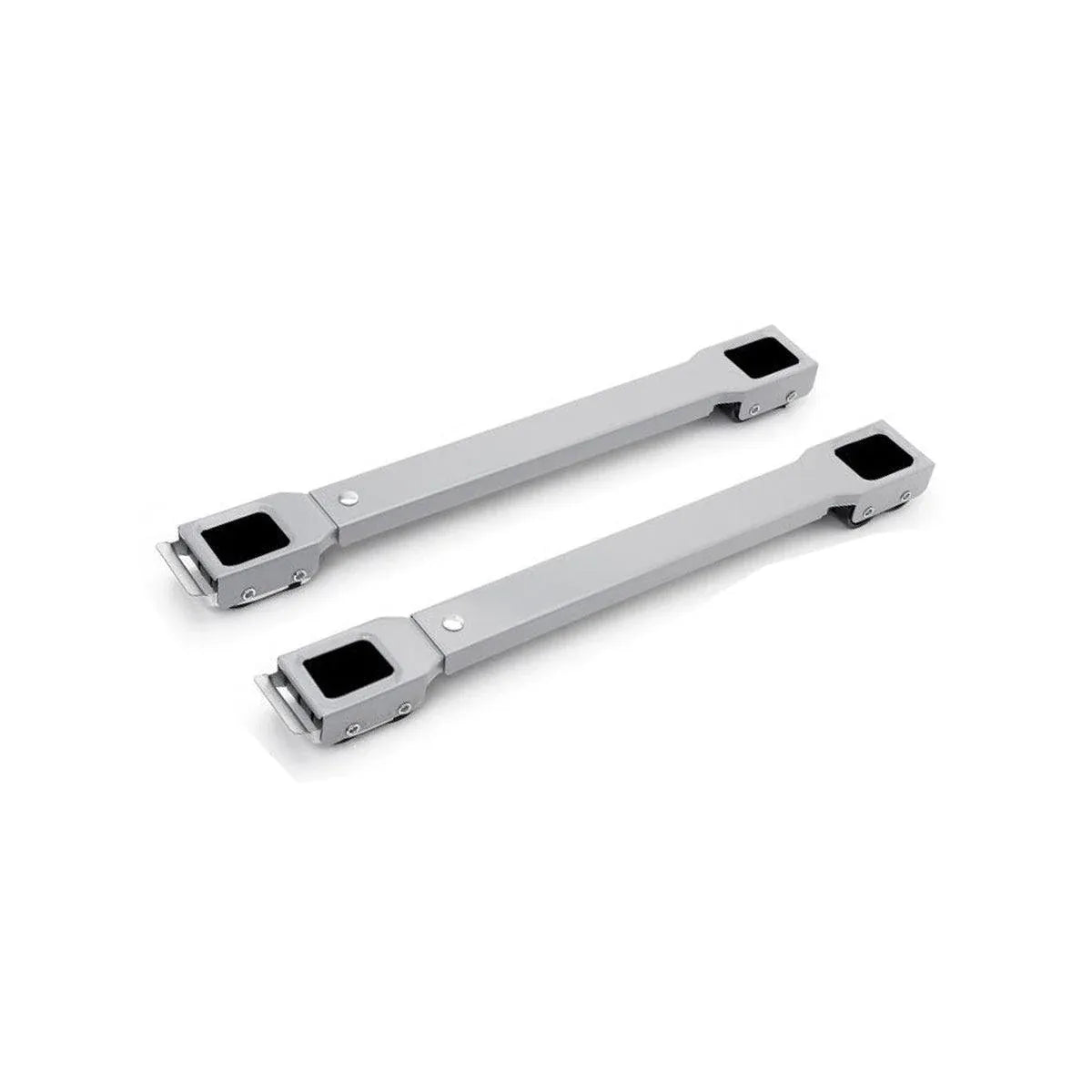 2pcs Adjustable Refrigerator Washing Machine Base Stand Movable Support Shelf - Grooved